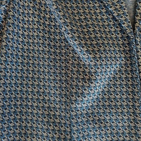 J. Jill Wearever Collection Knit Blazer Jacket Blue Patterned Size 2X - Picture 3 of 7